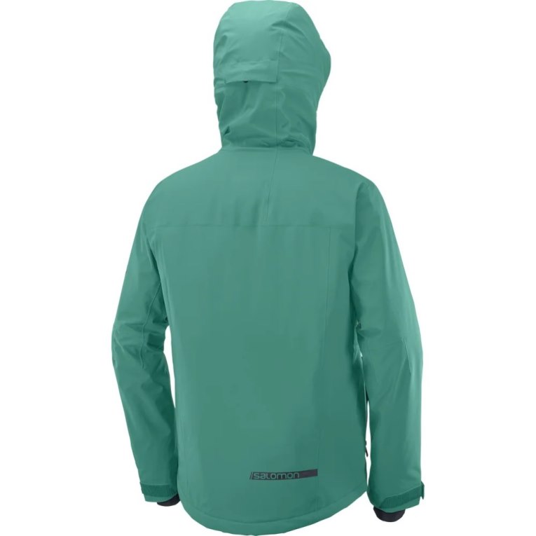 Green Salomon Highland Men's Insulated Jackets | PH 51047B